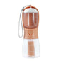 3-in-1 Portable Food Water & Waste Bag Dispenser Pet Cup