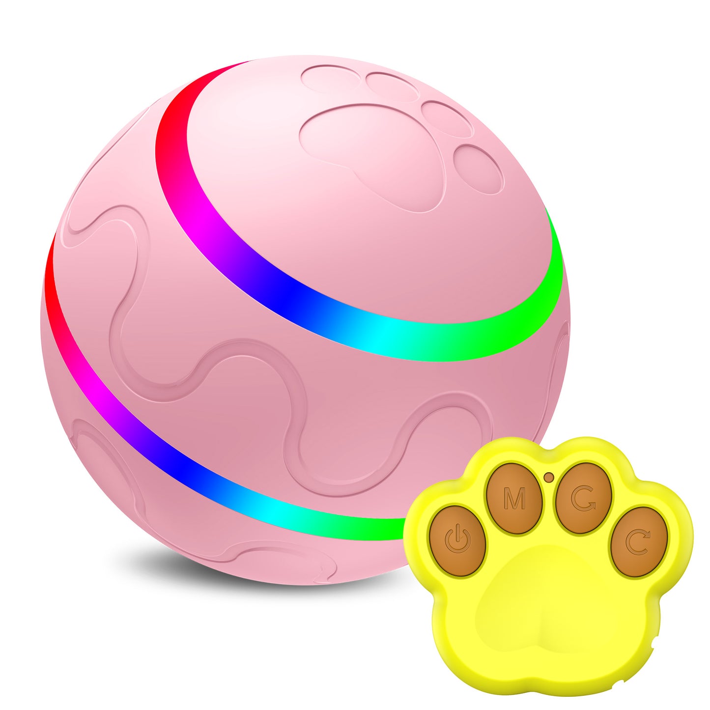 Automatic Self Rotating Interactive Ball Intelligent Pet Toy