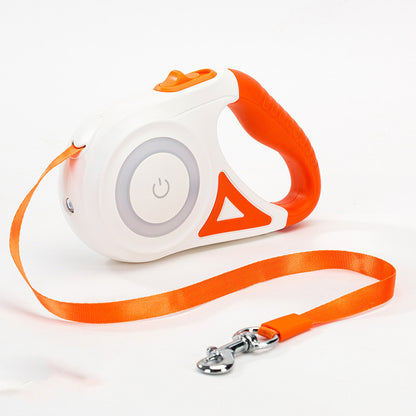 Retractable Dog Leash & Collar with LED Spotlight