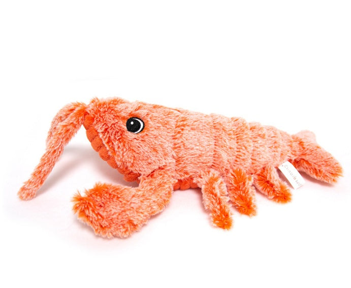 Electric Jumping USB Rechargeable Interactive Shrimp Cat Toy