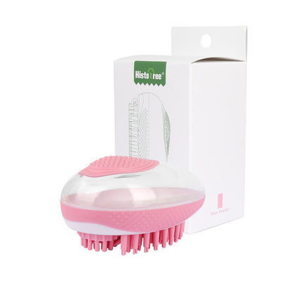 Pet Soft Silicone Grooming & Massage Shower Comb Bath Brush
