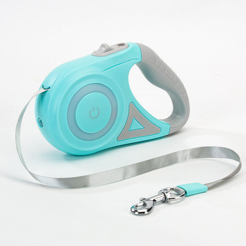 Retractable Dog Leash & Collar with LED Spotlight