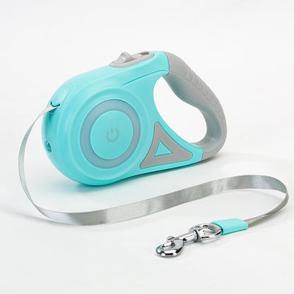 Retractable Dog Leash & Collar with LED Spotlight
