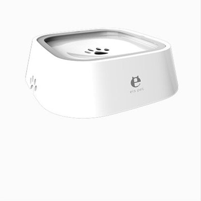 Anti Spill Floating Pet Water Bowl Slow Feeder Dispenser