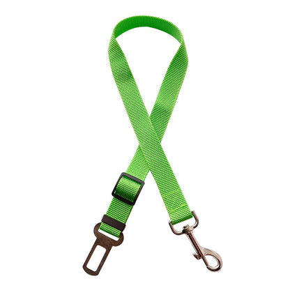 Adjustable Pet Safety Harness Lead Clip Car Seat Belt