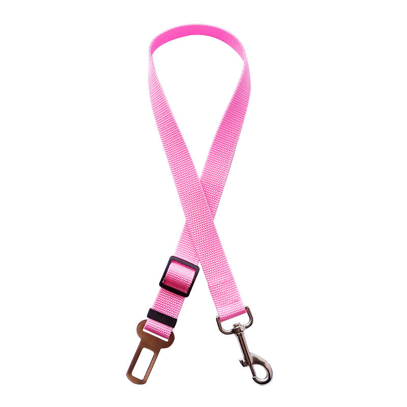 Adjustable Pet Safety Harness Lead Clip Car Seat Belt