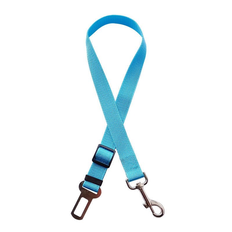 Adjustable Pet Safety Harness Lead Clip Car Seat Belt