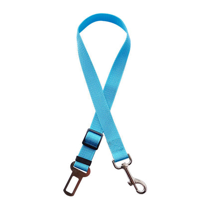Adjustable Pet Safety Harness Lead Clip Car Seat Belt