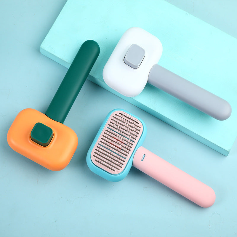 Pet Grooming Stainless Steel Dematting & Massage Comb Brush
