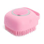 Pet Grooming Brush Shampoo Massage Comb & Bath Scrubber