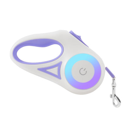 Retractable Dog Leash & Collar with LED Spotlight
