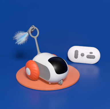 Remote Control Rechargeable Automatic Chasing Pet Car Toy
