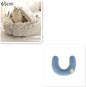 2-in-1 PetPlush Round Warm Winter House Bed for Dogs & Cats