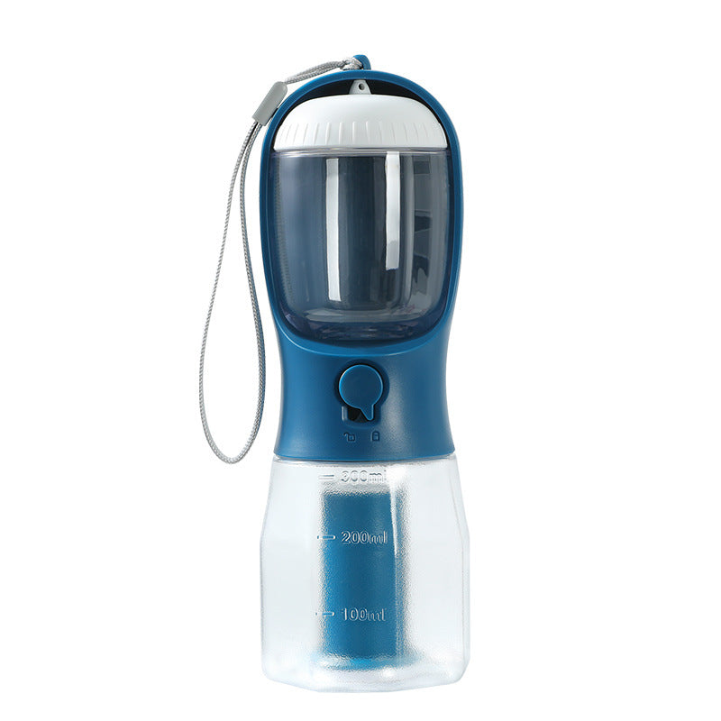 3-in-1 Portable Food Water & Waste Bag Dispenser Pet Cup