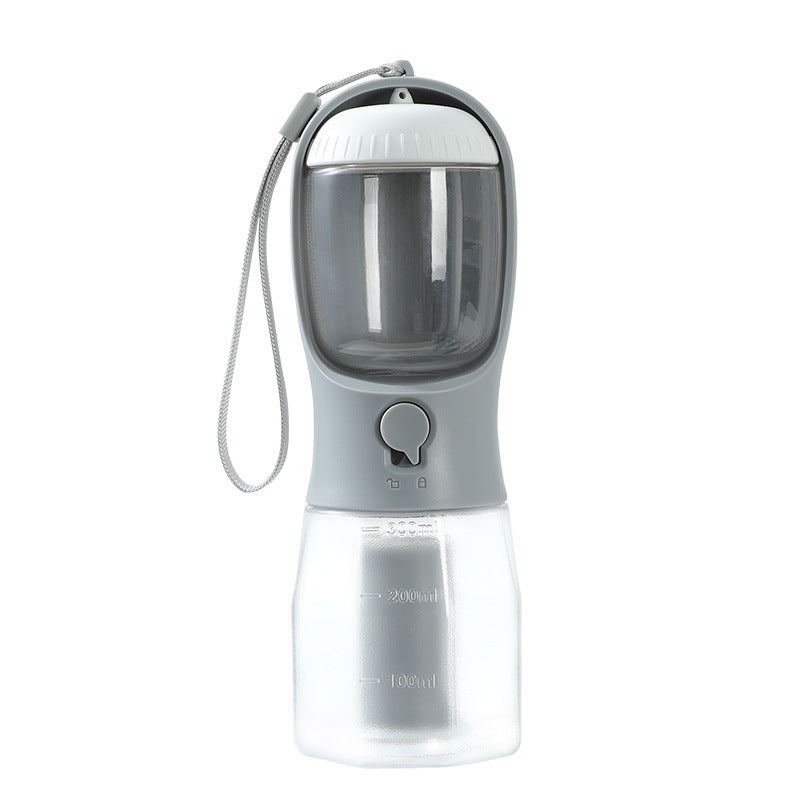 3-in-1 Portable Food Water & Waste Bag Dispenser Pet Cup