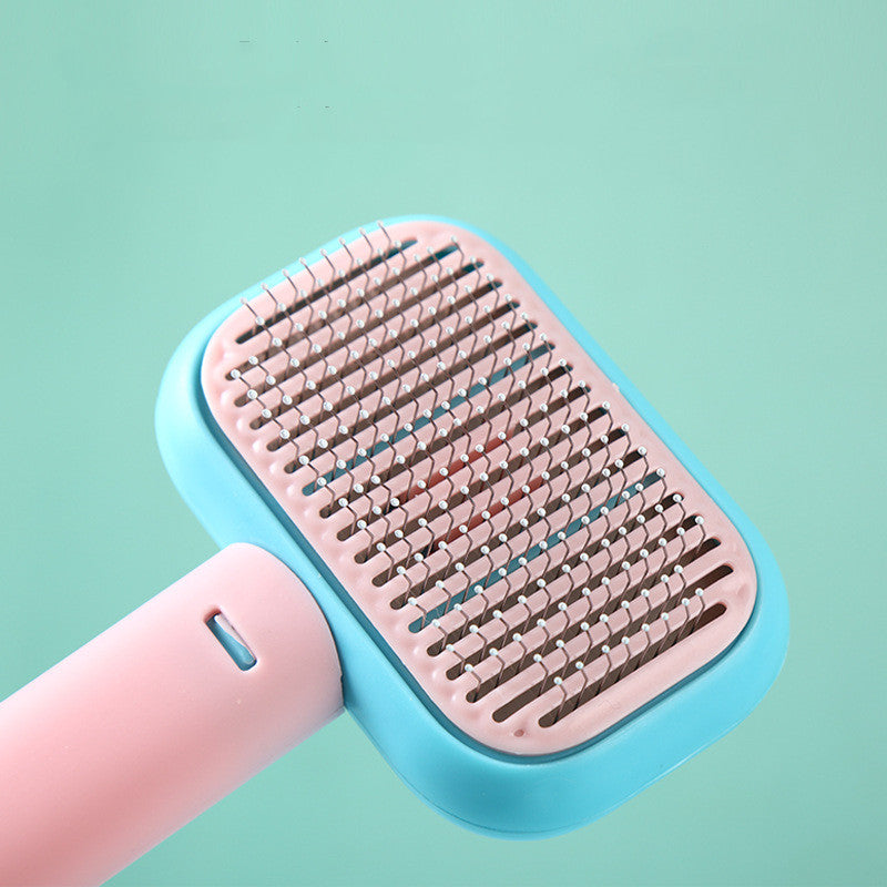 Pet Grooming Stainless Steel Dematting & Massage Comb Brush