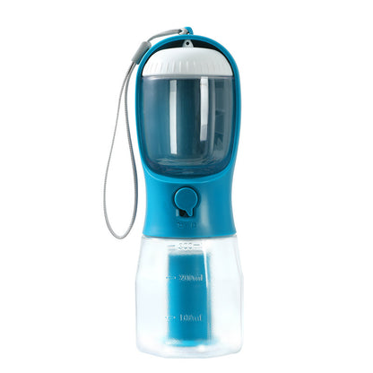 3-in-1 Portable Food Water & Waste Bag Dispenser Pet Cup
