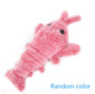 Electric Jumping USB Rechargeable Interactive Shrimp Cat Toy