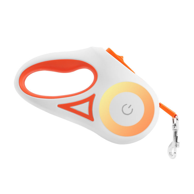 Retractable Dog Leash & Collar with LED Spotlight