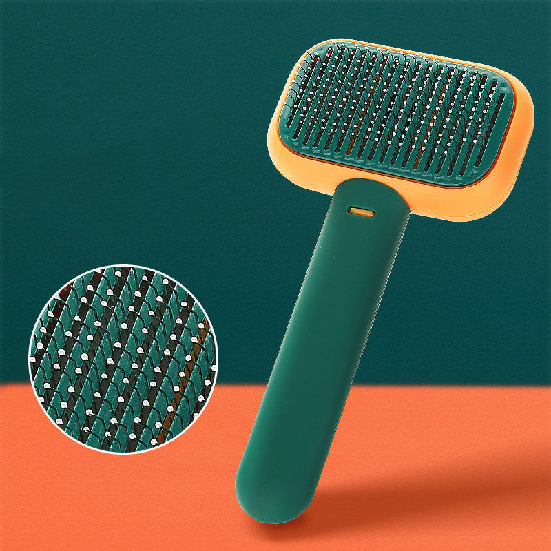 Pet Grooming Stainless Steel Dematting & Massage Comb Brush