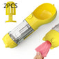 Pet Portable Water Bottle Feeder Bowl Garbage Bag Storage