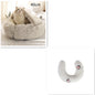 2-in-1 PetPlush Round Warm Winter House Bed for Dogs & Cats