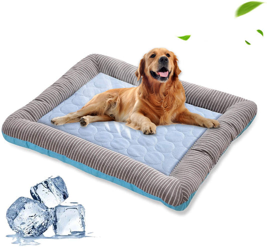 Cooling Ice Silk Pet Pad for Dogs & Cats