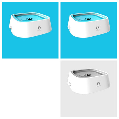 Anti Spill Floating Pet Water Bowl Slow Feeder Dispenser