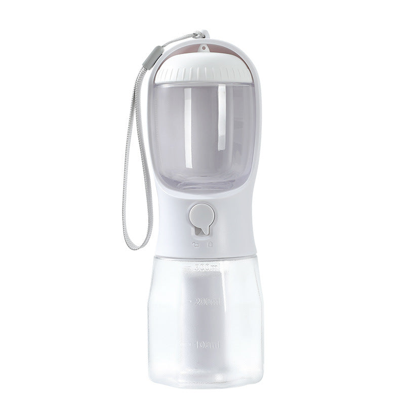 3-in-1 Portable Food Water & Waste Bag Dispenser Pet Cup