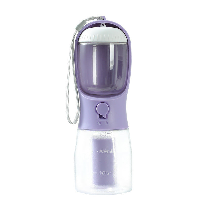3-in-1 Portable Food Water & Waste Bag Dispenser Pet Cup