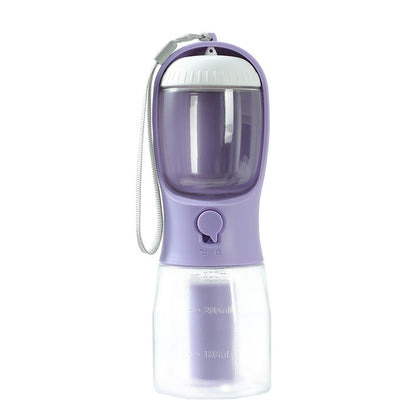 3-in-1 Portable Food Water & Waste Bag Dispenser Pet Cup