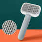 Pet Grooming Stainless Steel Dematting & Massage Comb Brush