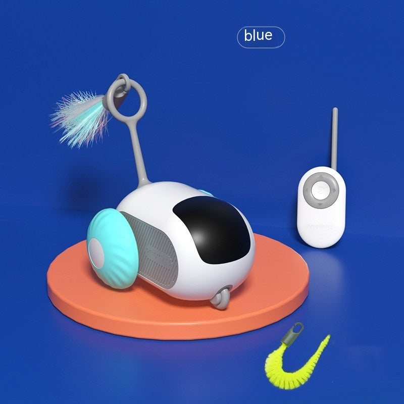 Remote Control Rechargeable Automatic Chasing Pet Car Toy