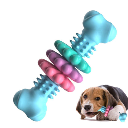 Dog Indestructible TPR Bone Chewing Bite Resistant Toys
