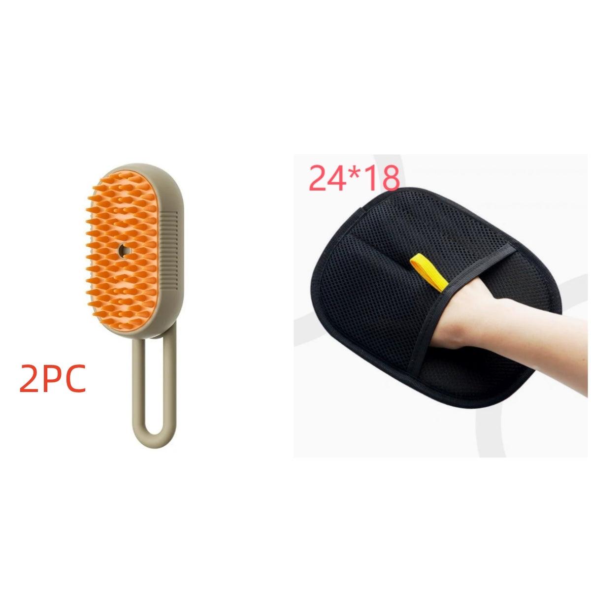 Electric Steam Spray Grooming Hair Removal Comb Pet Brush