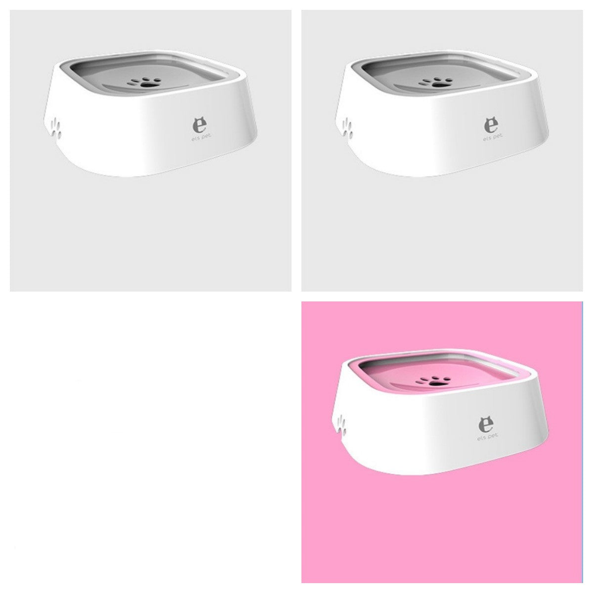 Anti Spill Floating Pet Water Bowl Slow Feeder Dispenser