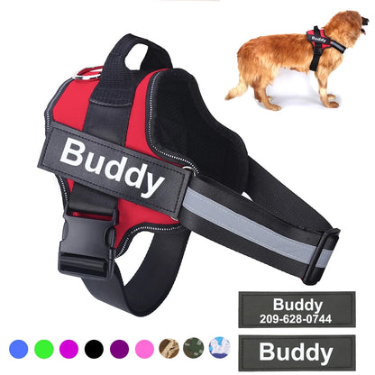 no pull reflective dog harness