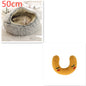 2-in-1 PetPlush Round Warm Winter House Bed for Dogs & Cats