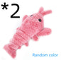 Electric Jumping USB Rechargeable Interactive Shrimp Cat Toy