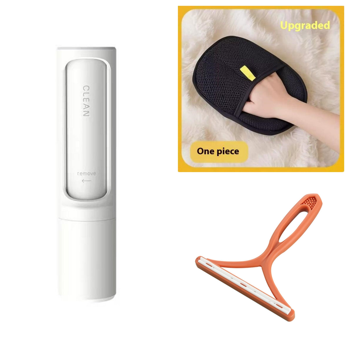 reusable pet hair remover brush