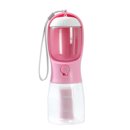 3-in-1 Portable Food Water & Waste Bag Dispenser Pet Cup