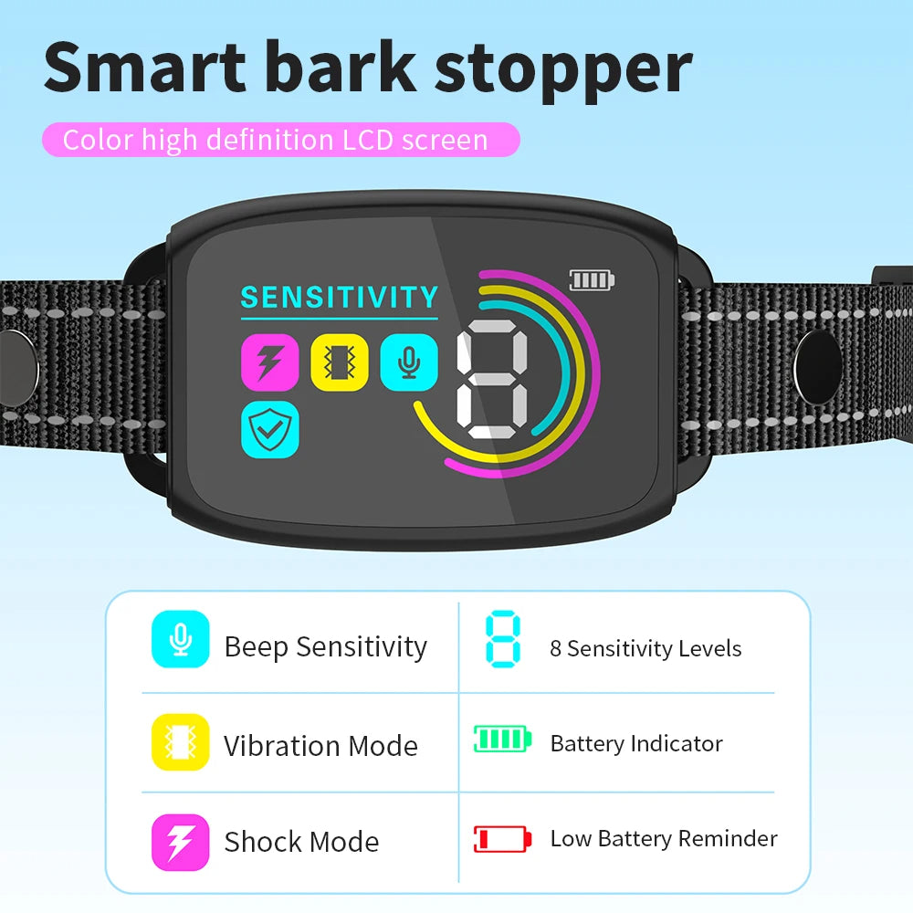humane anti-barking dog collar