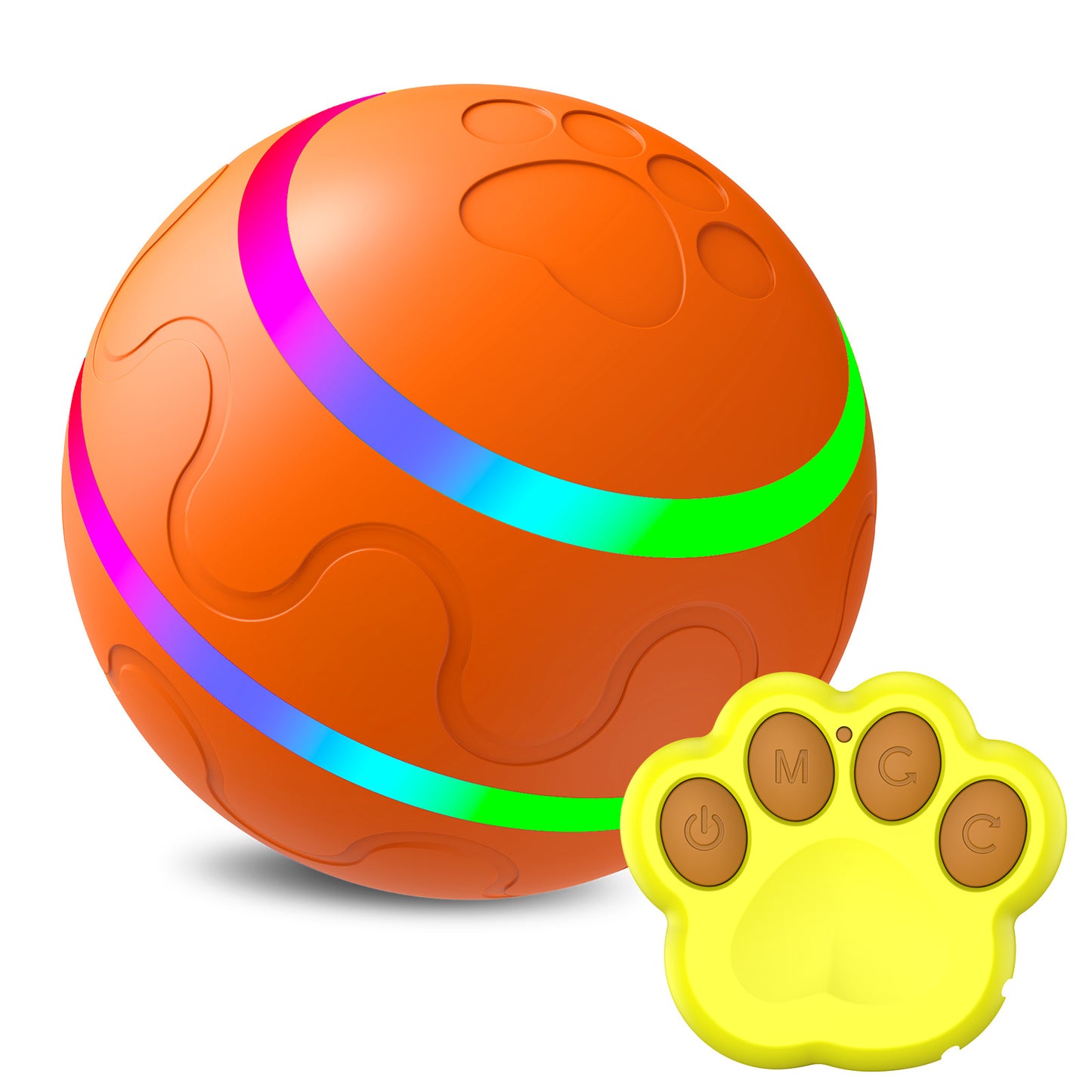 Automatic Self Rotating Interactive Ball Intelligent Pet Toy