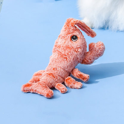 Electric Jumping USB Rechargeable Interactive Shrimp Cat Toy