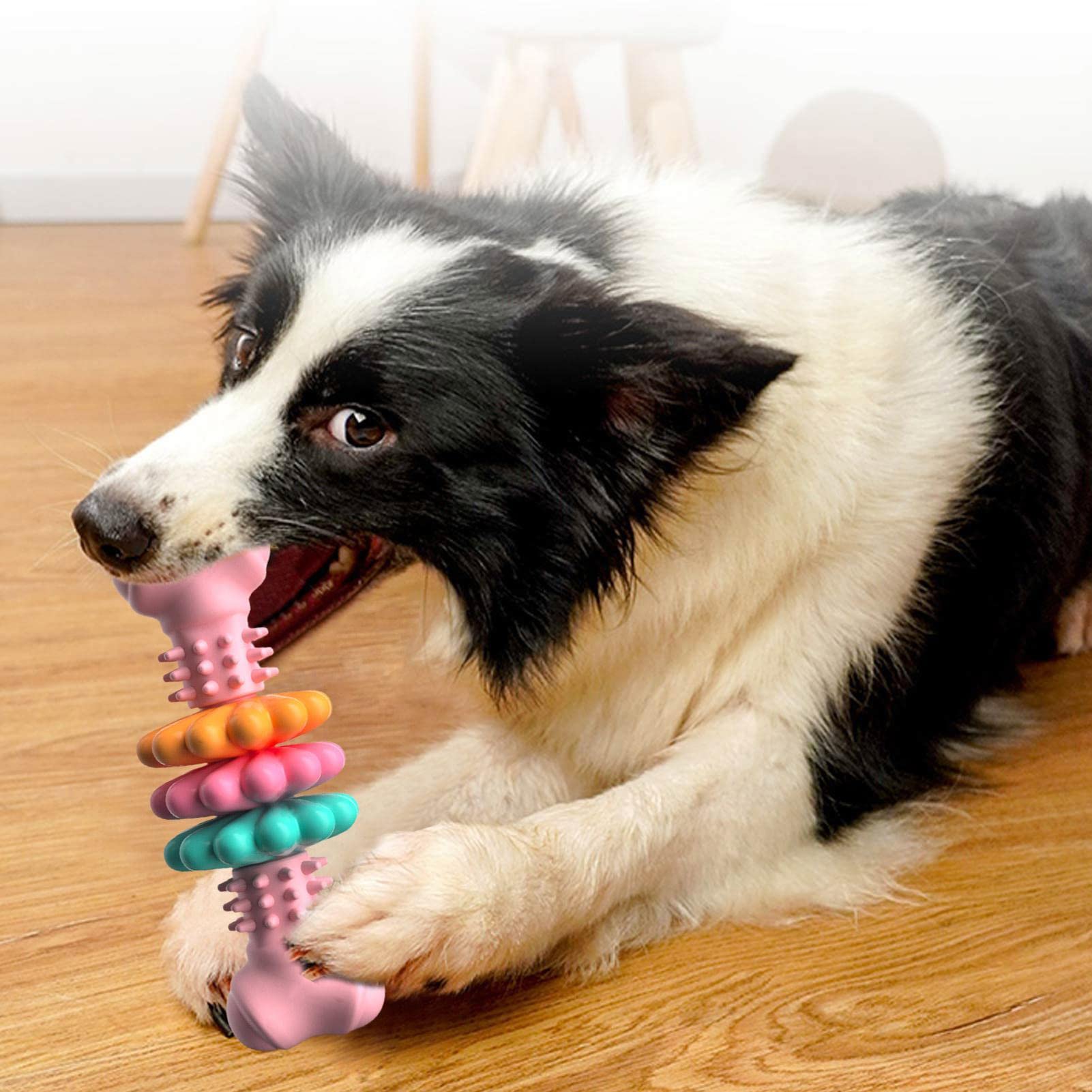 Dog Indestructible TPR Bone Chewing Bite Resistant Toys