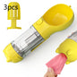 Pet Portable Water Bottle Feeder Bowl Garbage Bag Storage