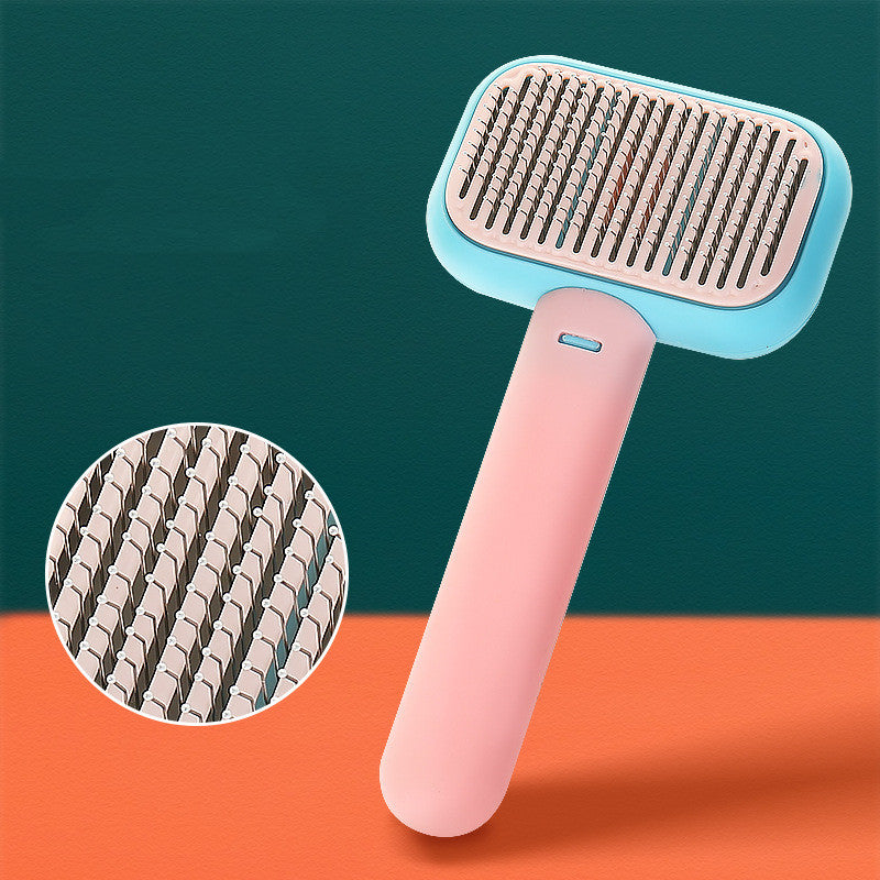 Pet Grooming Stainless Steel Dematting & Massage Comb Brush