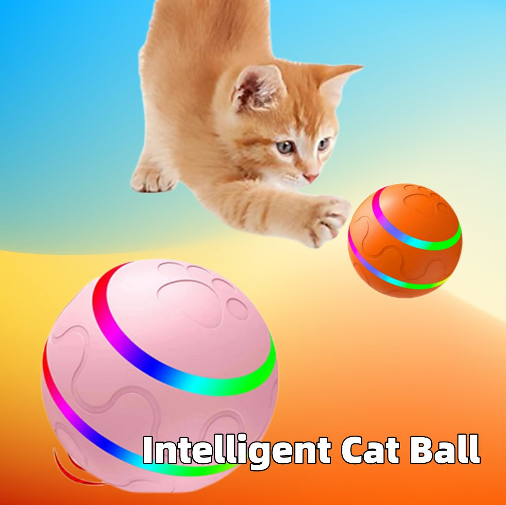 Automatic Self Rotating Interactive Ball Intelligent Pet Toy