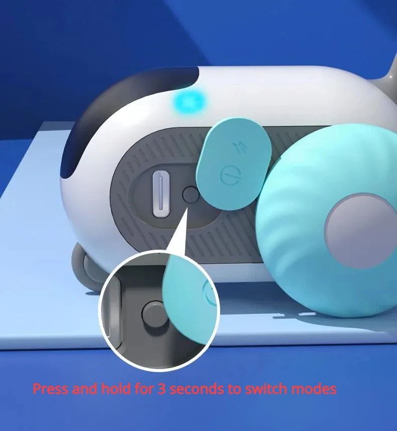 Remote Control Rechargeable Automatic Chasing Pet Car Toy