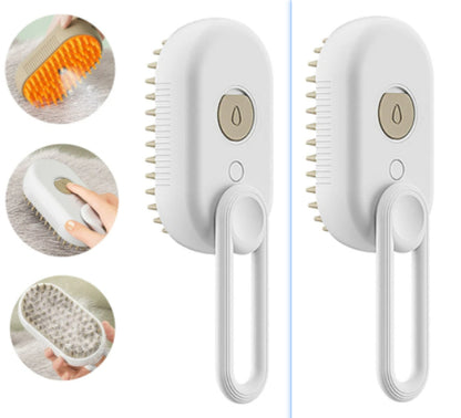 Electric Steam Spray Grooming Hair Removal Comb Pet Brush